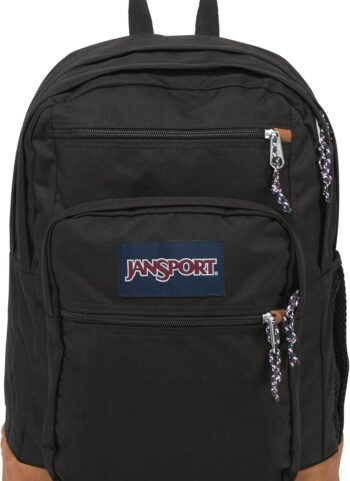 JanSport Cool Backpack, with 15-inch Laptop Sleeve - Large Computer Bag Rucksack with 2 Compartments, Ergonomic Straps, Black